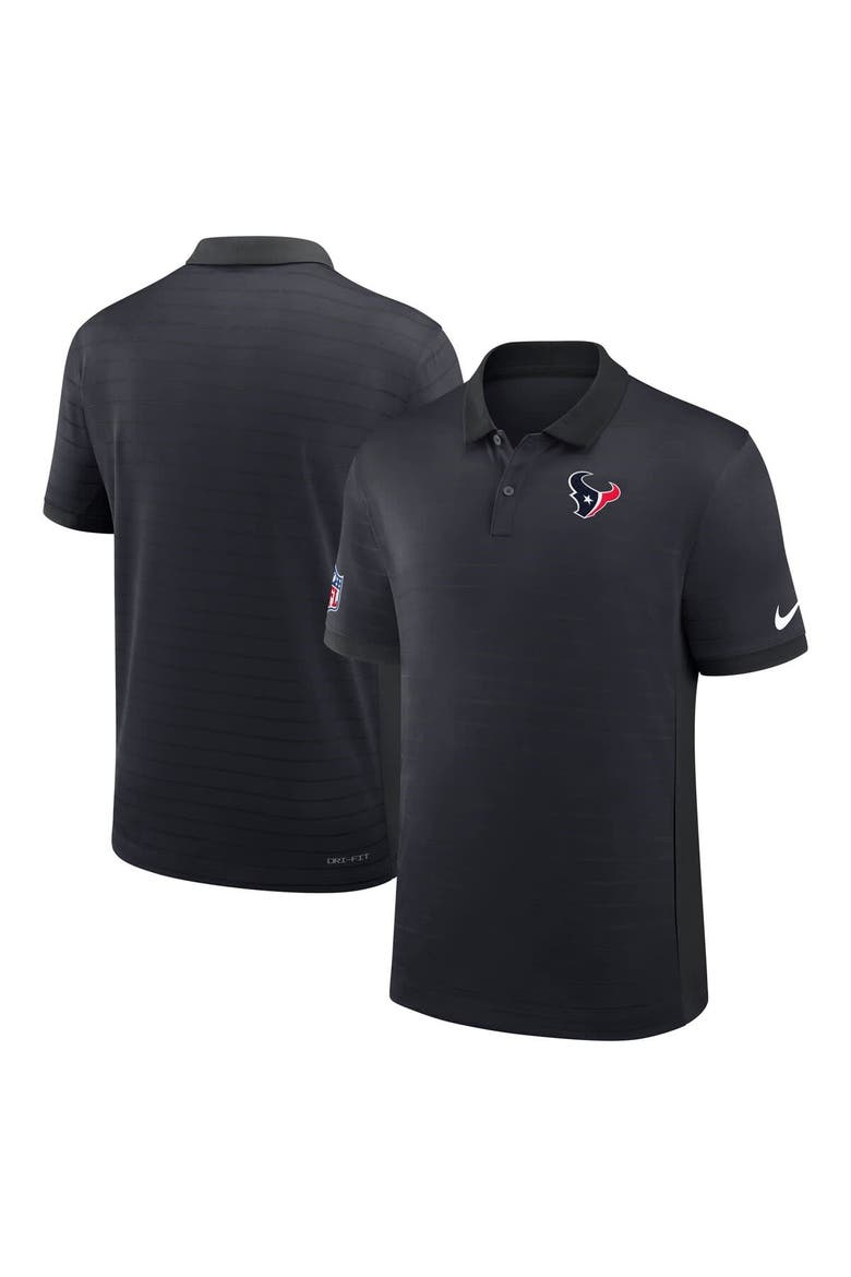 Men's Nike Navy Houston Texans Sideline Victory Stripe Performance Polo, Main, color, Navy