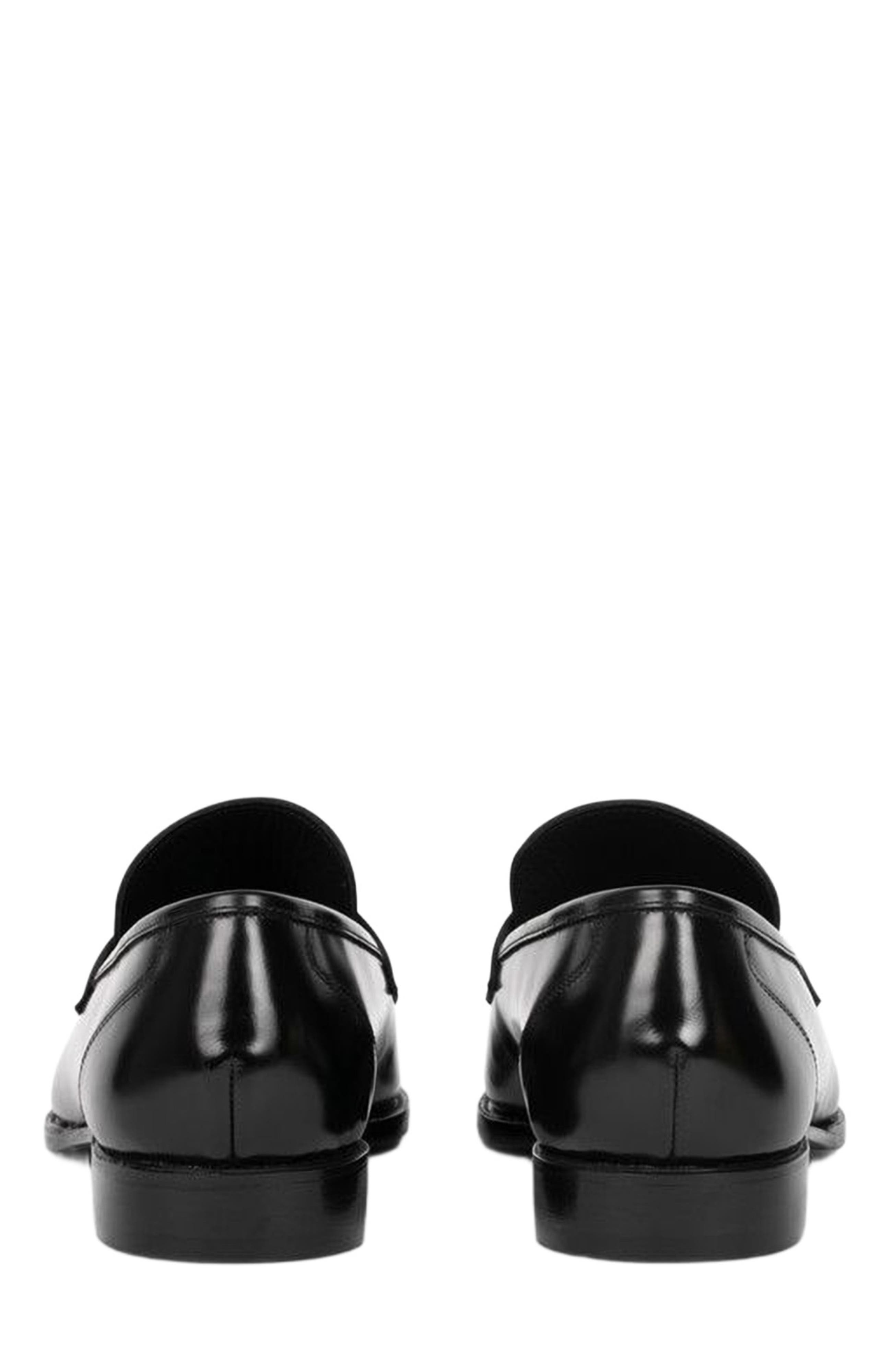 Anthony Veer Belmont Penny Loafer, Alternate, color, Onyx Shine Black