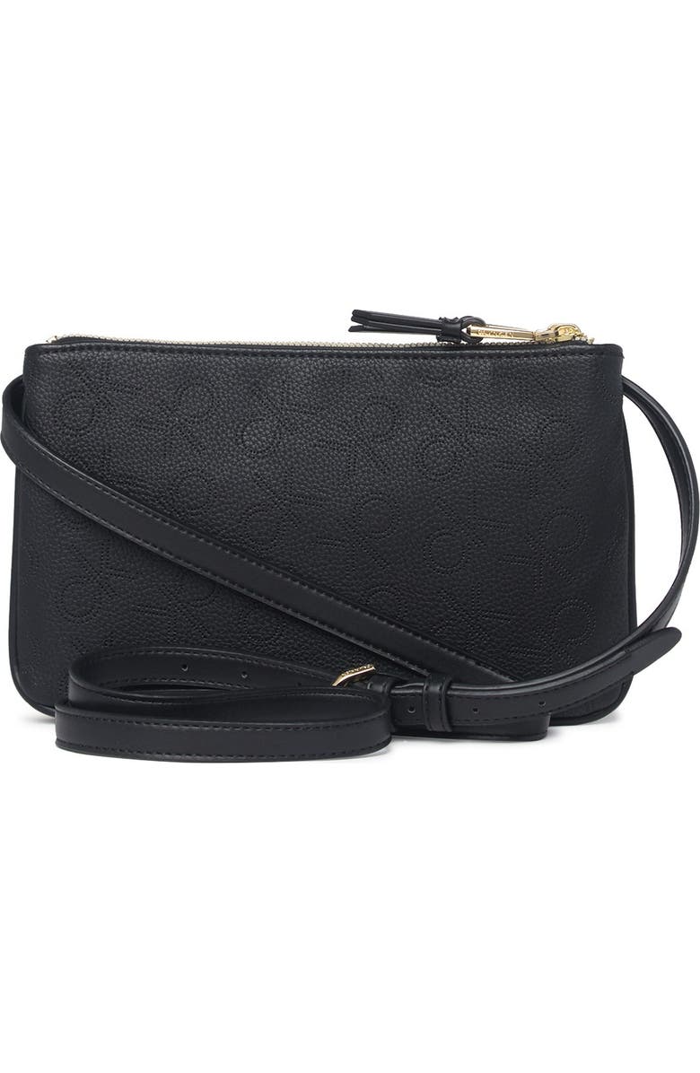 Calvin Klein Denver Perforated Novel Crossbody, Alternate, color,