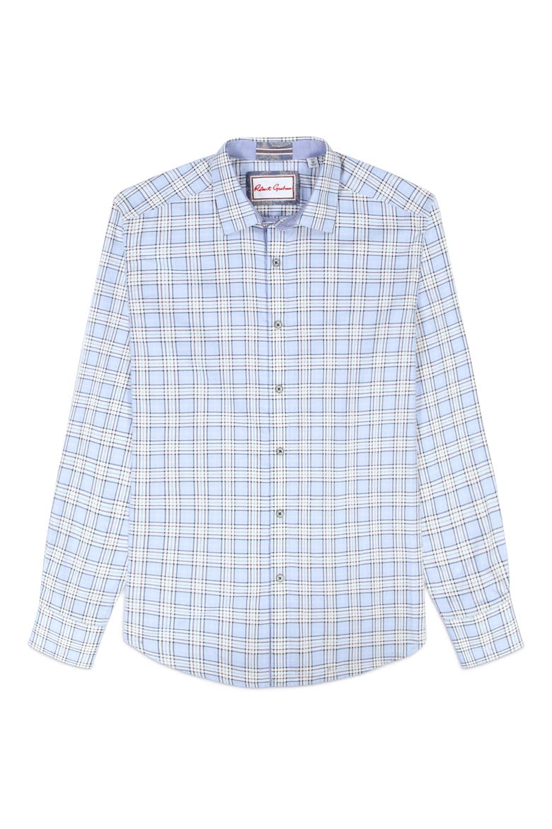 Portsoken Cotton Button-Up Shirt, Alternate, color, LIGHT BLUE