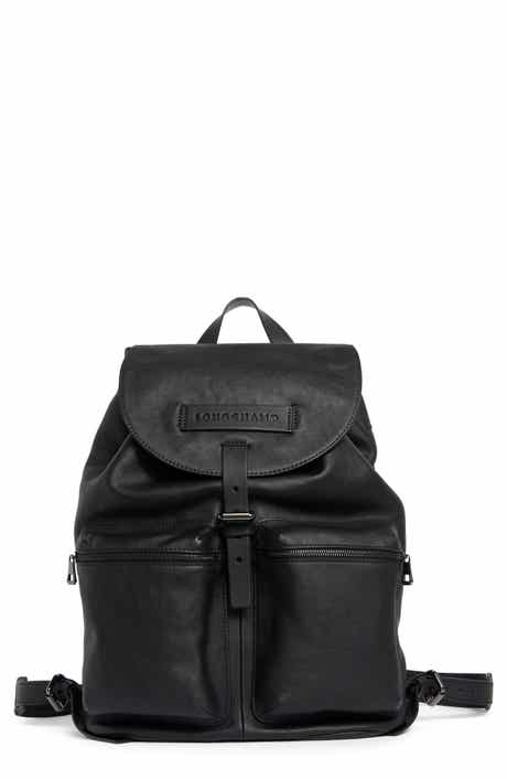 Longchamp LC3D Large Leather Backpack