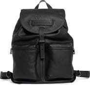 Longchamp LC3D Large Leather Backpack