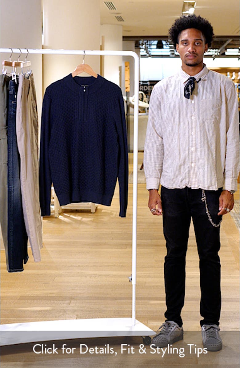 Gellar Half Zip Sweater, sales video thumbnail