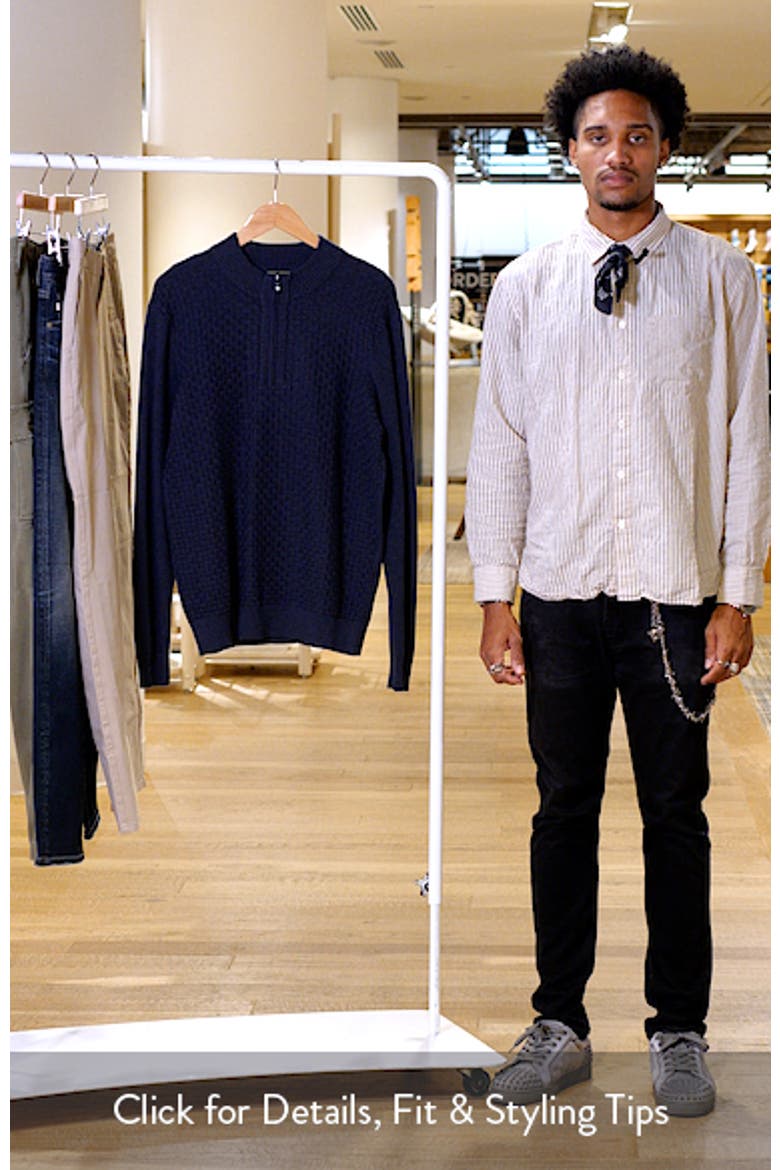Gellar Half Zip Sweater video