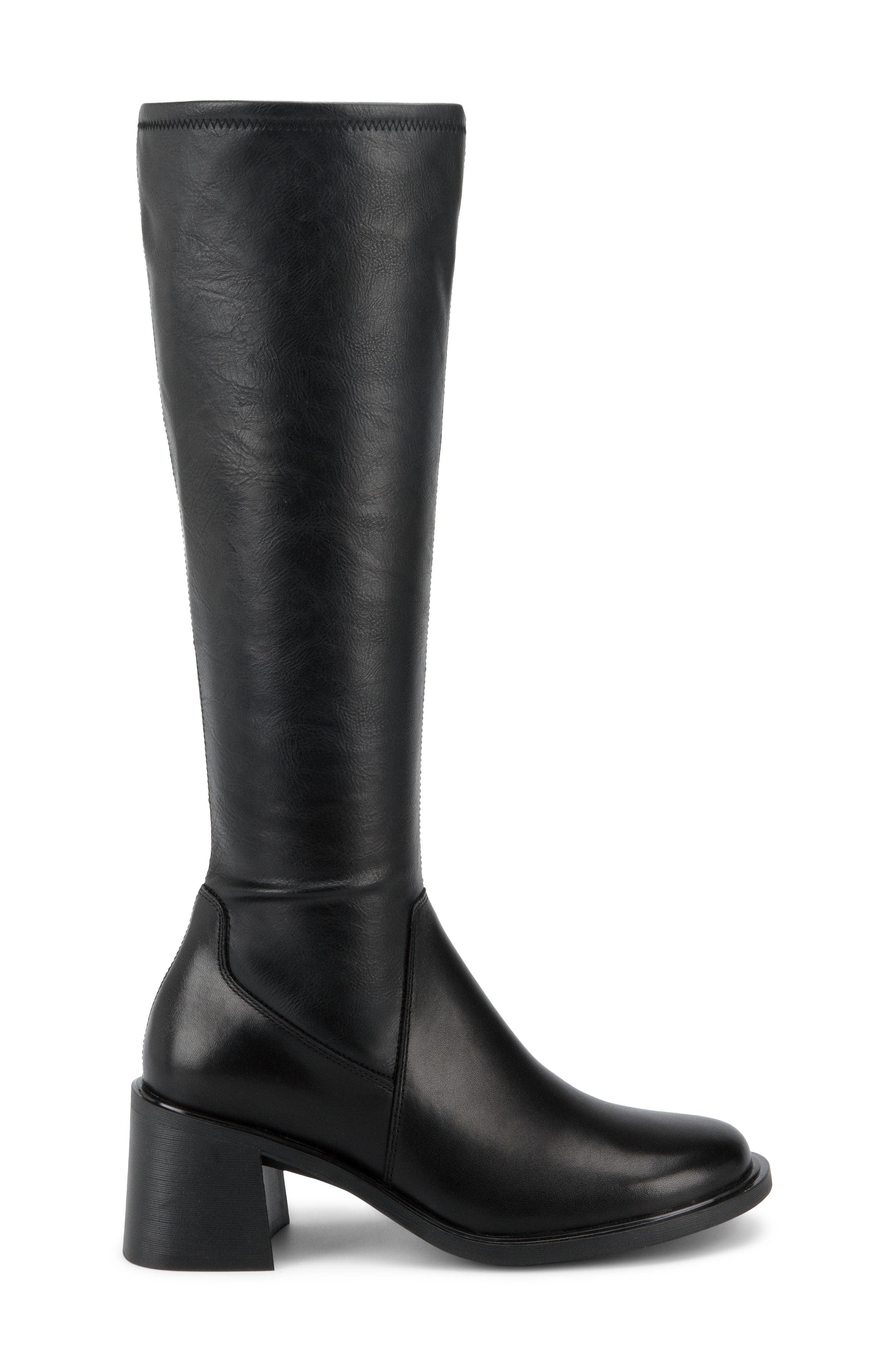 Vega Knee High Boot, Alternate, color, BLACK
