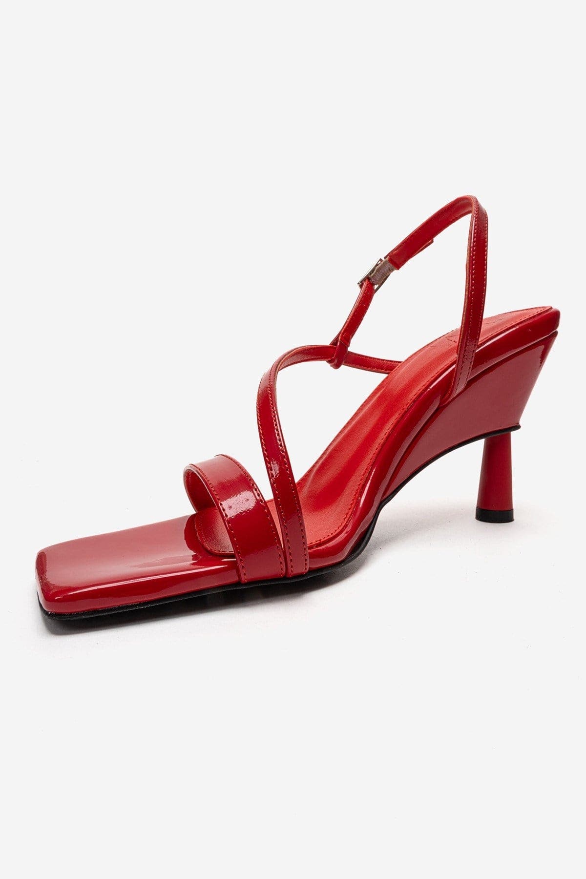 Jolene Stiletto Sandal, Alternate, color, Red Patent