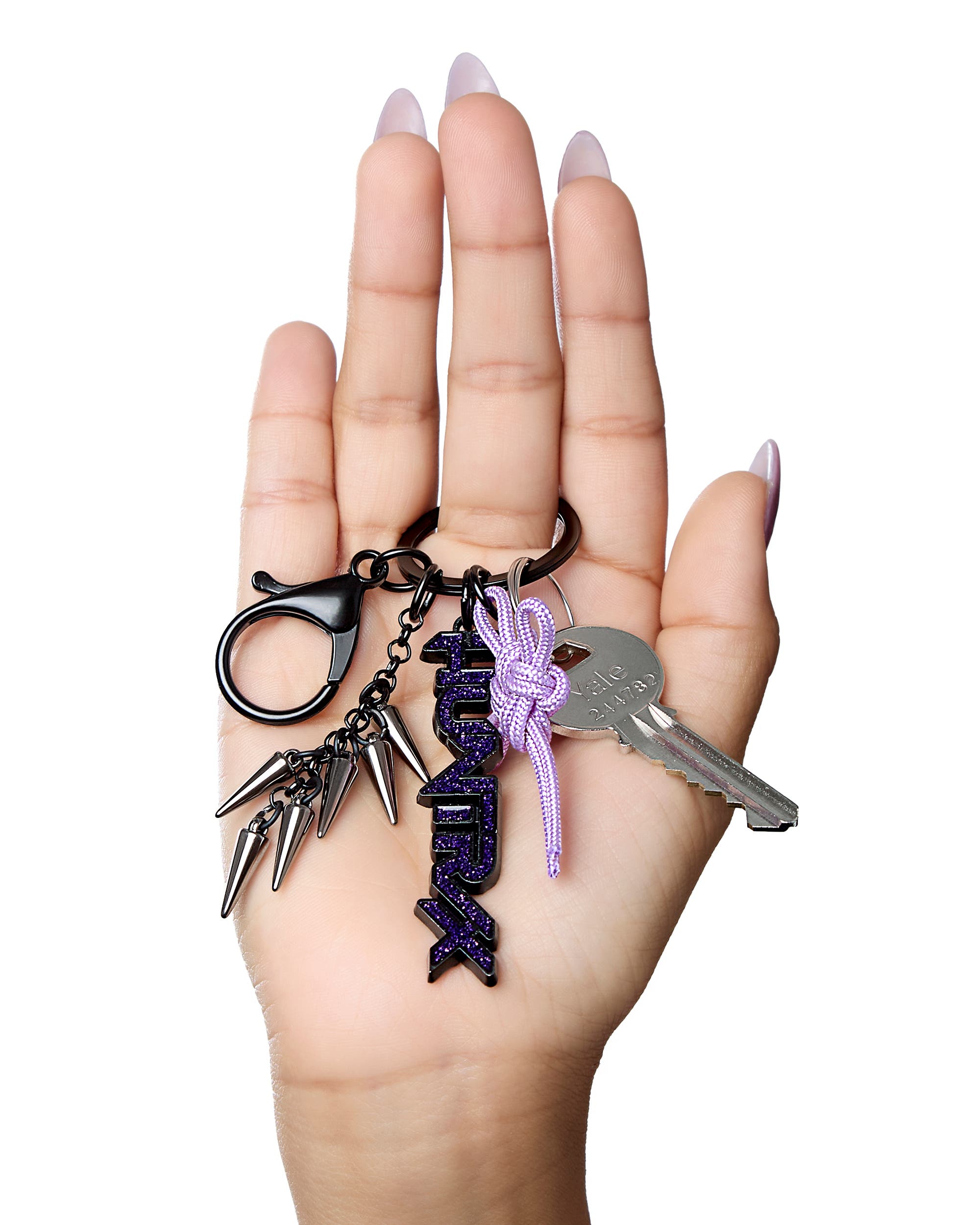 Huntrix Cluster Keychain - Black-Tone, Alternate, color, Gold-Tone