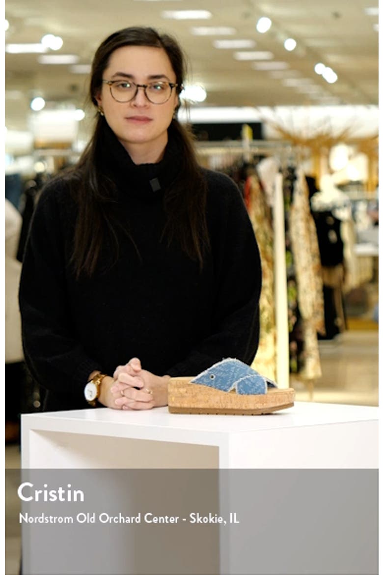 Posey Platform Wedge Slide Sandal video