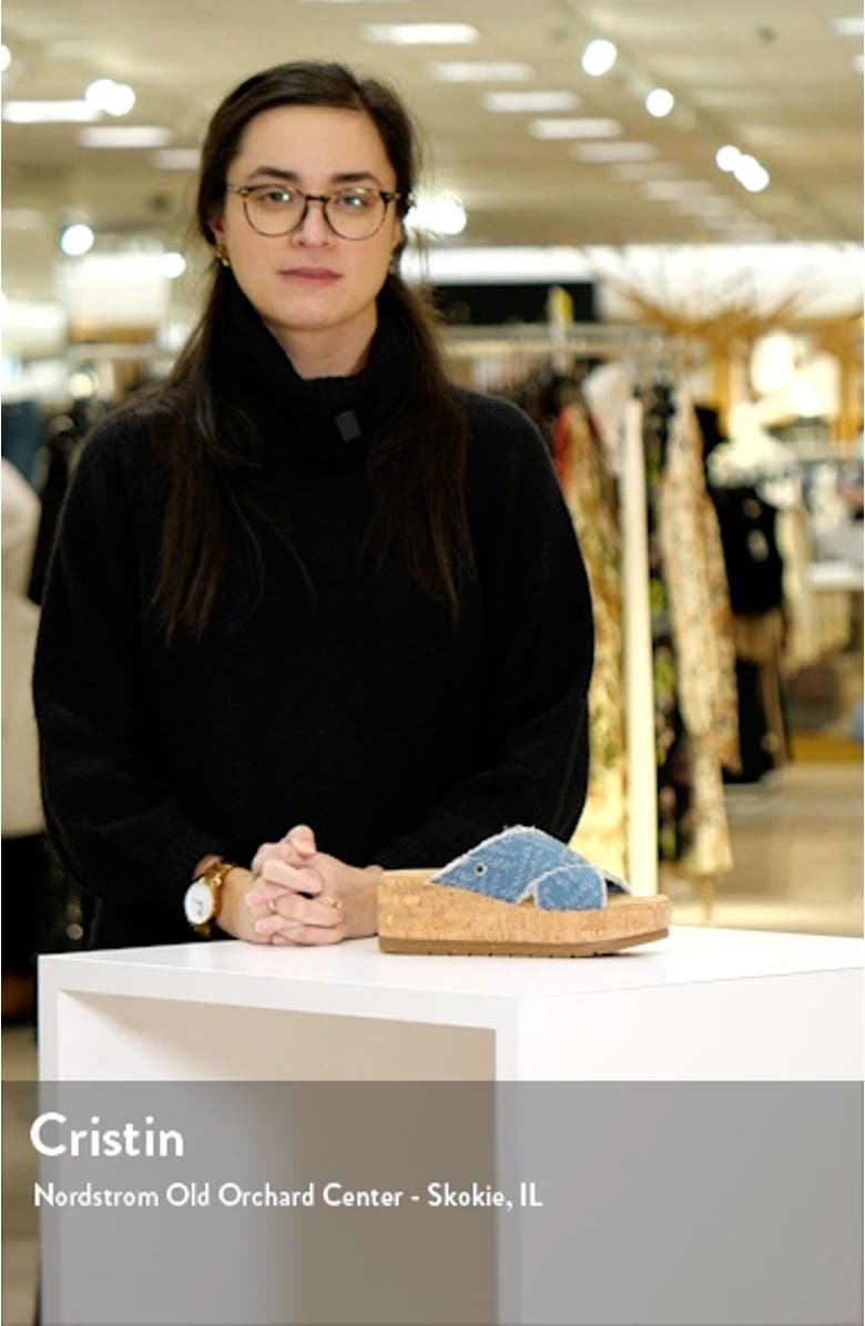 Posey Platform Wedge Slide Sandal, sales video thumbnail