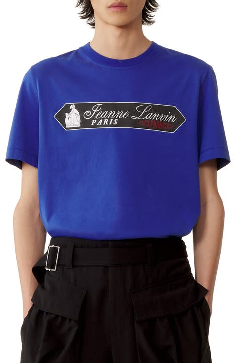 Printed Lanvin Signature Label T-Shirt