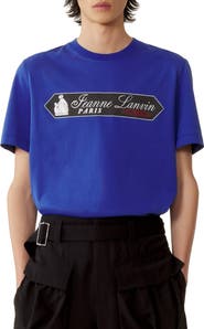 Lanvin Printed Lanvin Signature Label T-Shirt