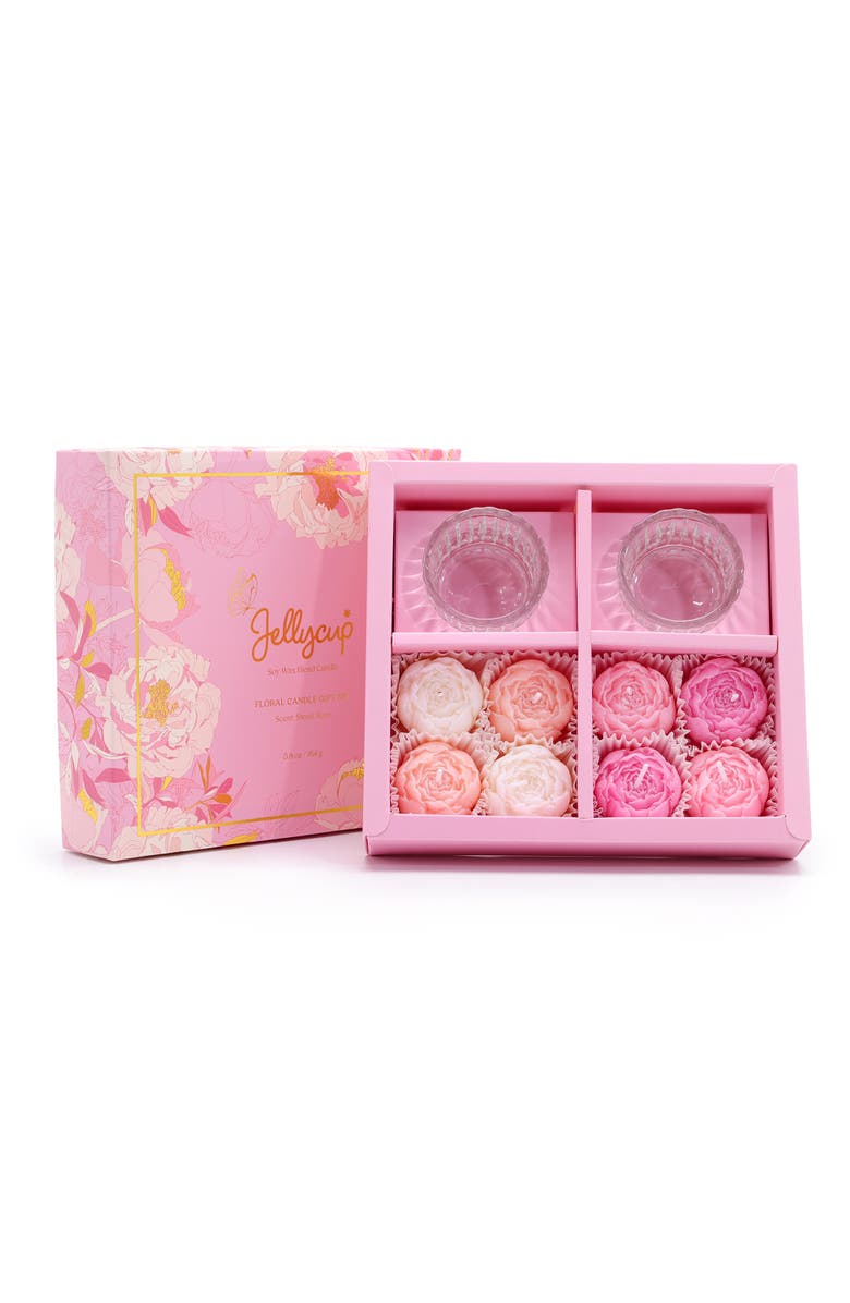 Jellycup Blossom Peony Candle Gift Set, Alternate, color, Peony