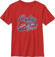 Coca Cola Boy's Coca Cola Always Enjoy Since 1886 Graphic T-Shirt