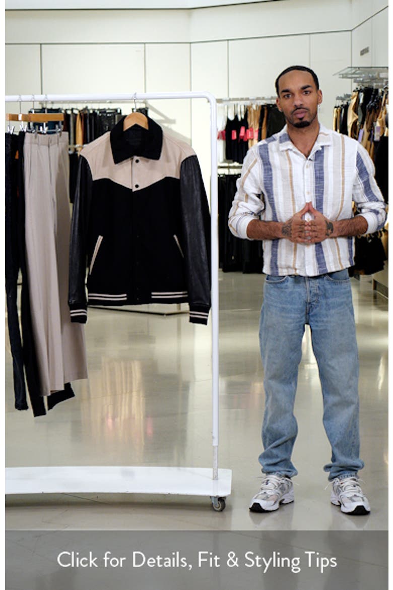 Endleton Contrast Bomber Jacket video