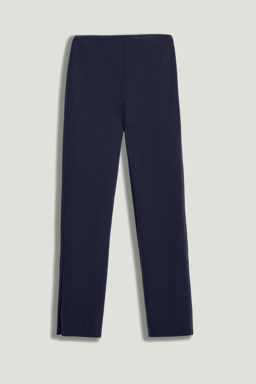 Nocturne Split-hem Straight Pants In Blue