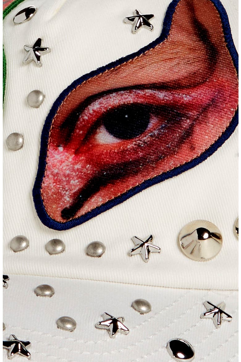Matty Bovan Twill Baseball Cap, Alternate, color, WHITE