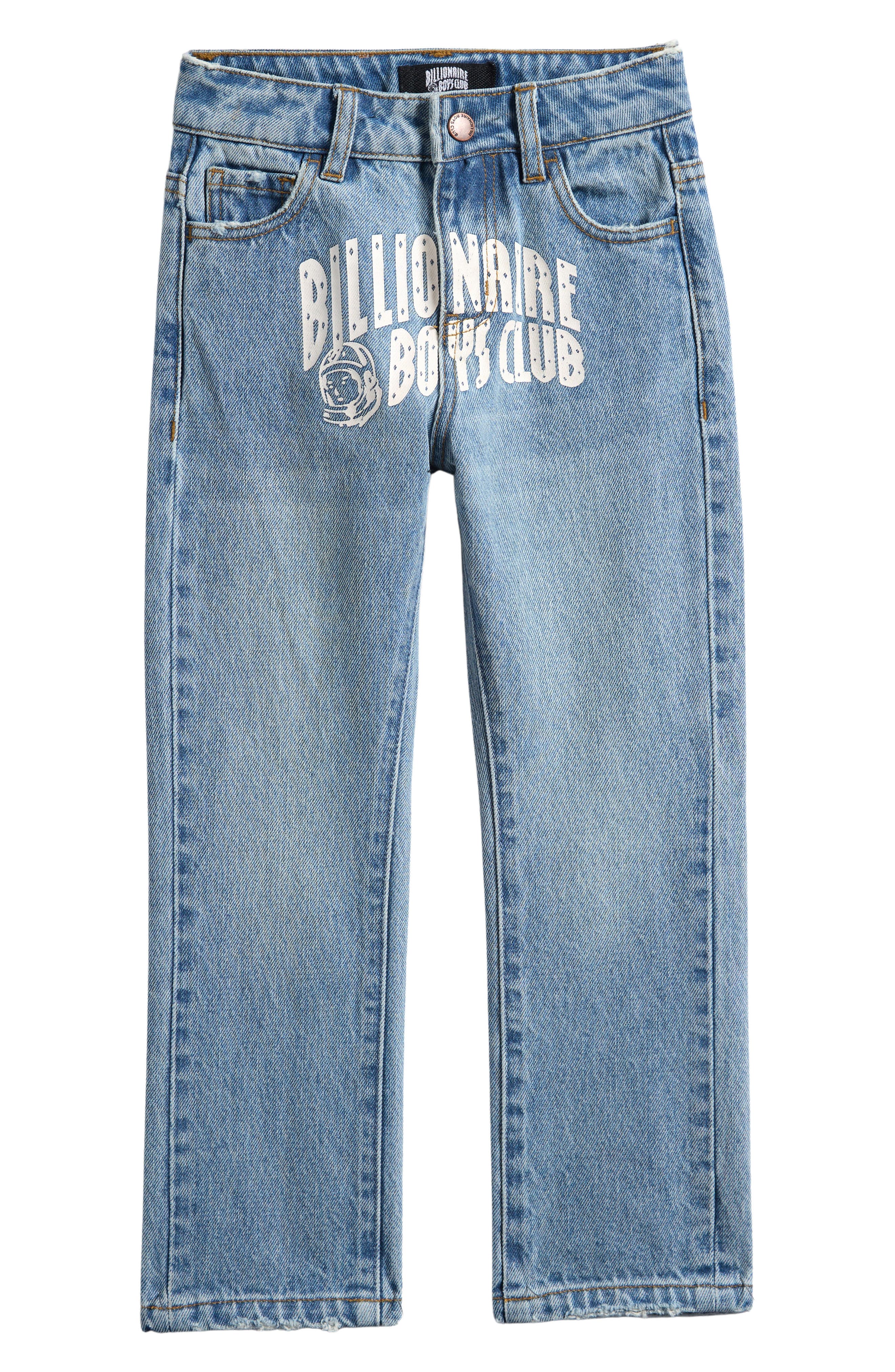 Billionaire Boys Club Kids' Curve Logo Jeans