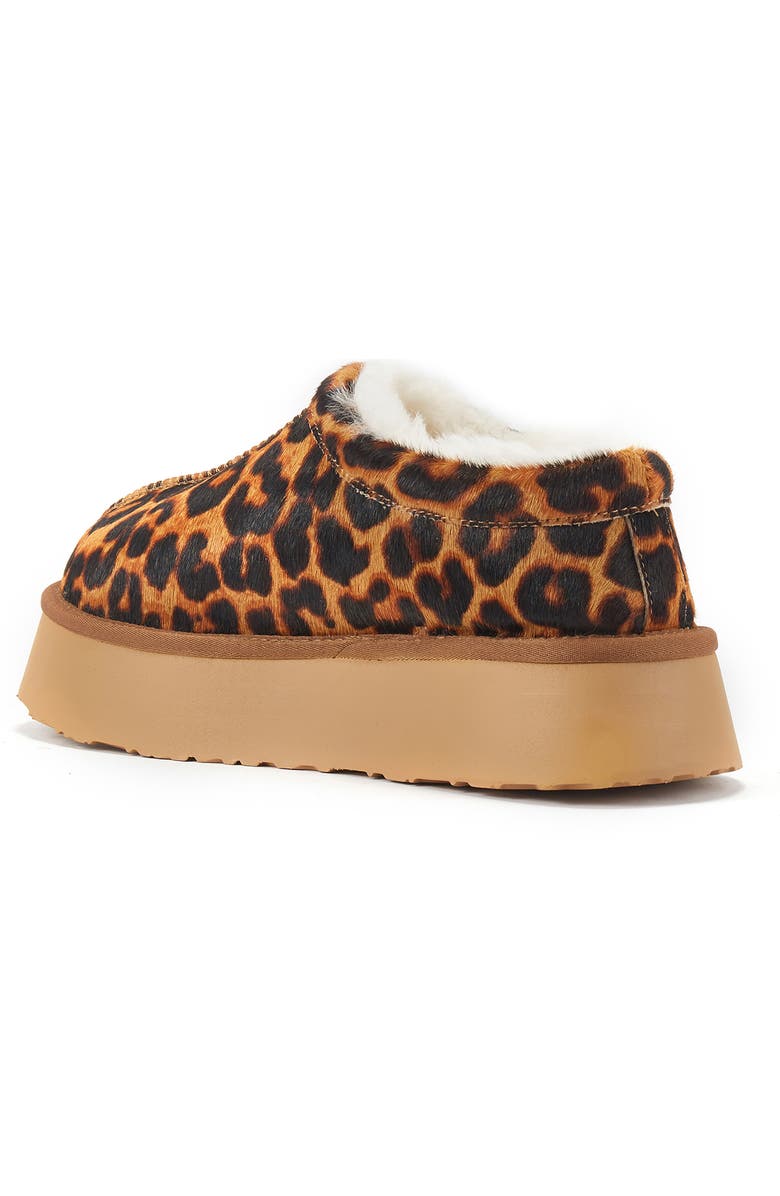 Australia Luxe Collective Outback Genuine Shearling Platform Slipper, Alternate, color, Leopard