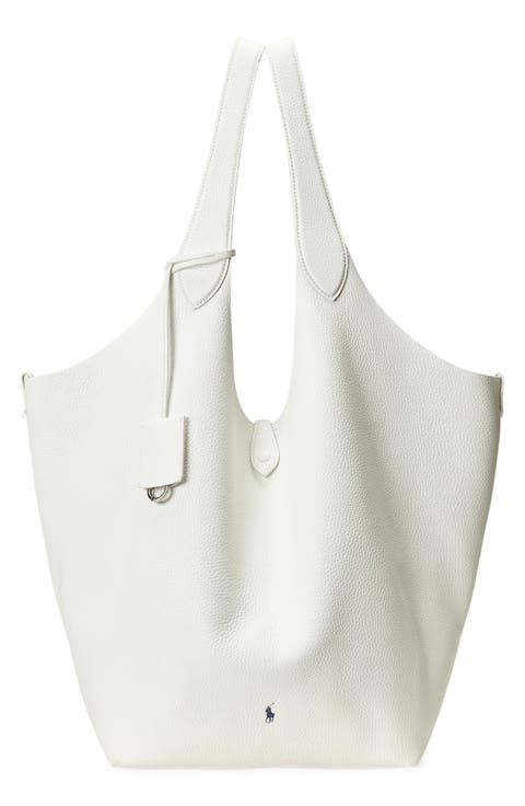 Large Polo Play Leather Tote