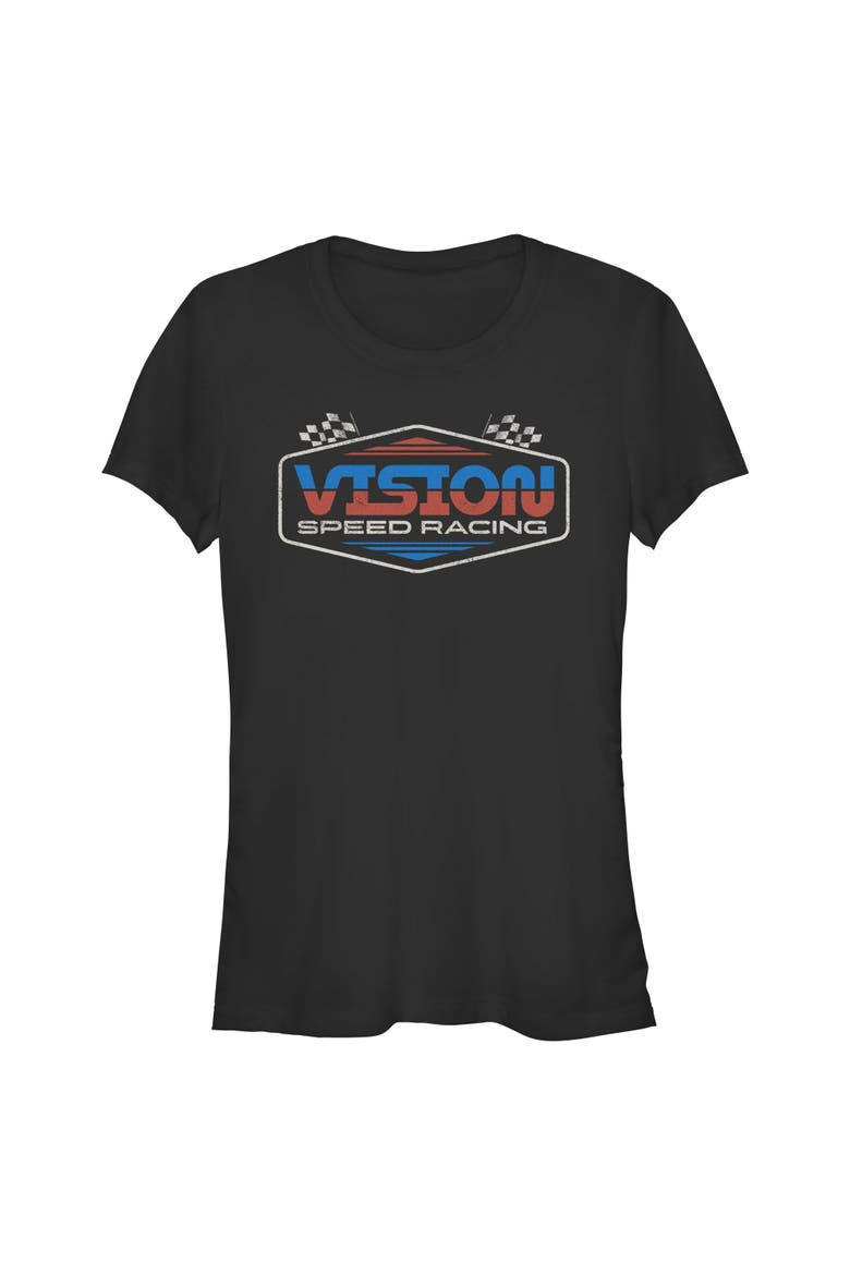 Junior's Speed Racing Loriginalo Short Sleeve T-Shirt, Main, color, Black
