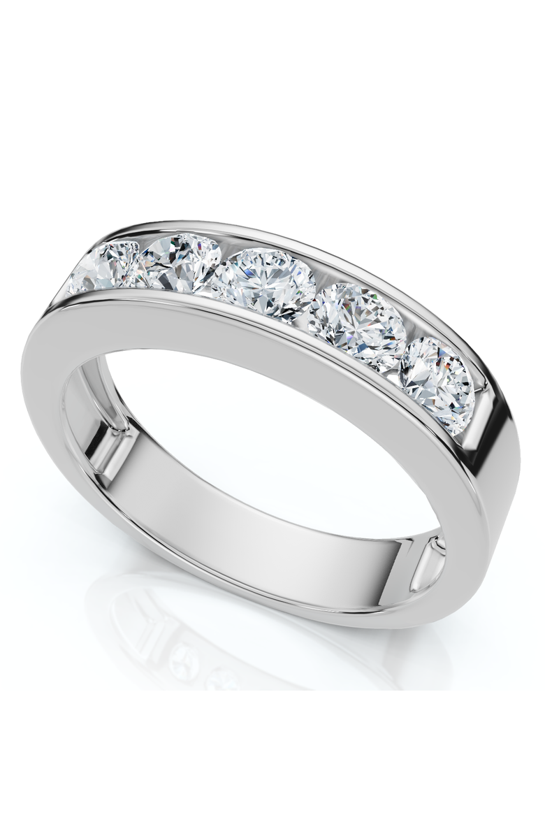 Bliss Diamond 1 1/4Ct Diamond Channel Set Men's Wedding Ring Lab Grown 14k Gold or Platinum, Alternate, color,