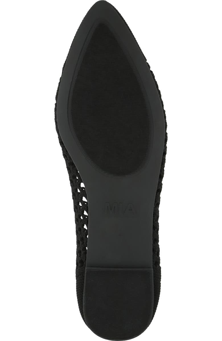 MIA Lovi Knit Pointed Toe Flat, Alternate, color,