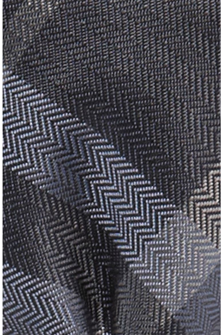 Silk Bow Tie, Alternate, color, BLUEBERRY/ GREY