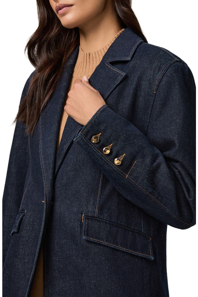Symone Denim Coat, Alternate, color, SAVILLE