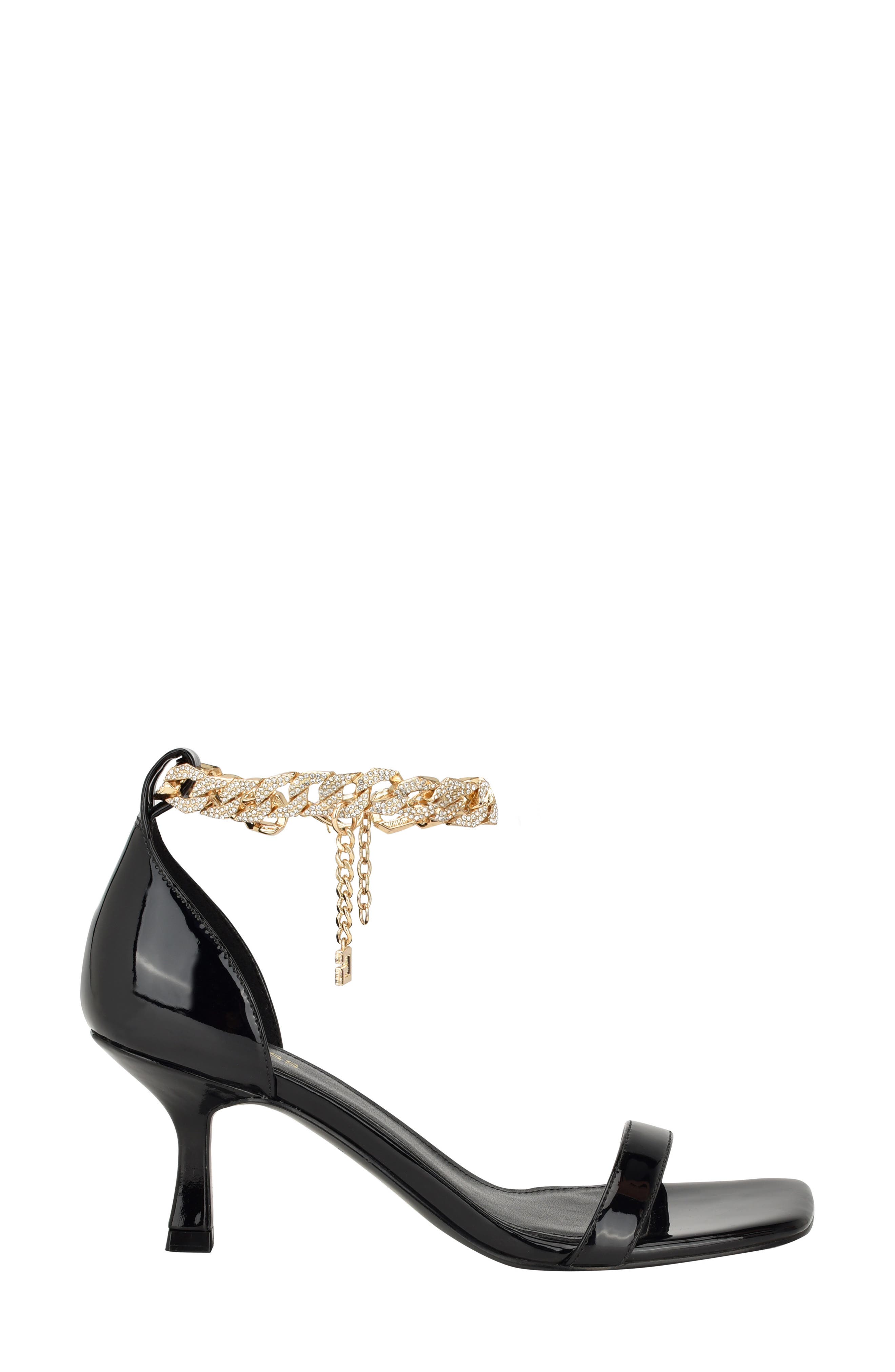 GUESS Remo Chain Ankle Strap Sandal, Alternate, color, 