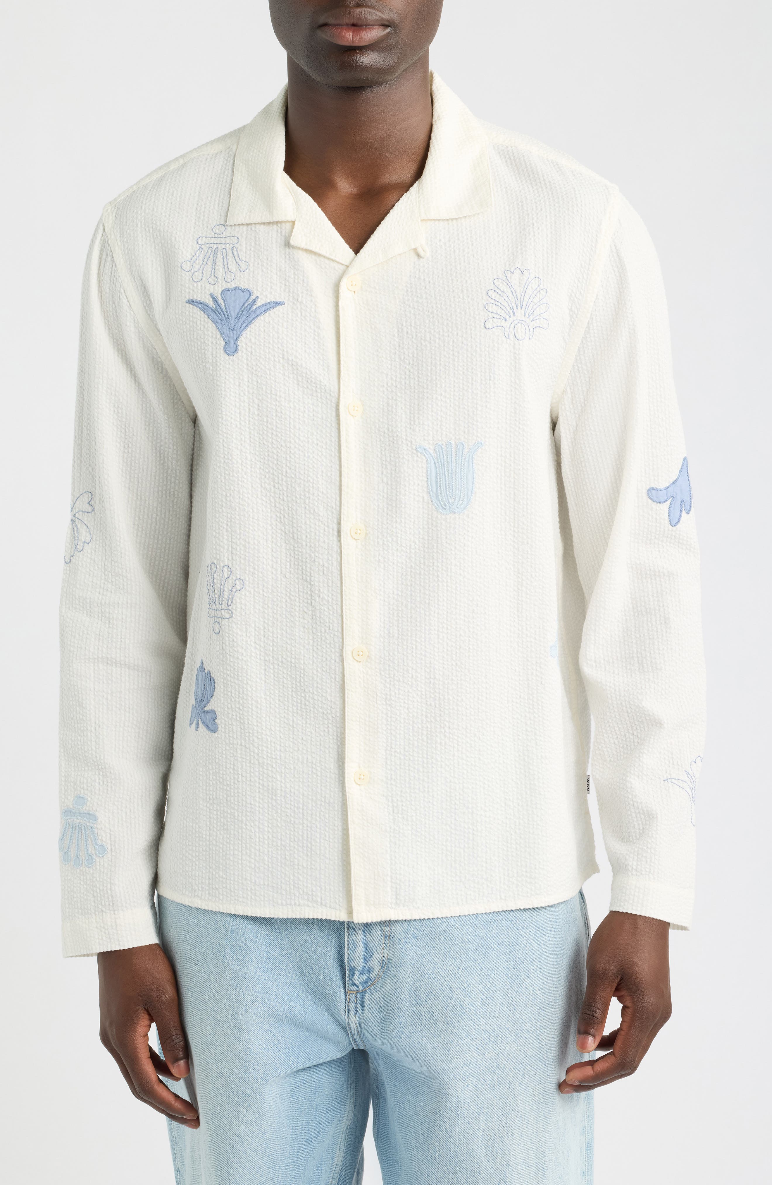 selected ECRU / BLUE