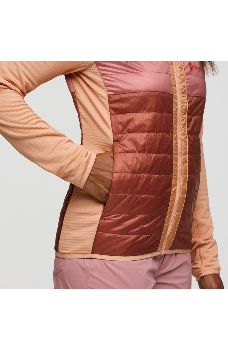 Cotopaxi-Amigos-24 Capa Hybrid Insulated Jacket - Women's, Alternate, color, Apricot/Faded Brick