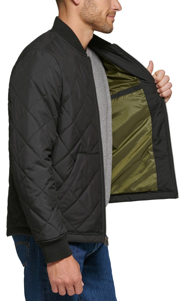 Levi's<sup>®</sup> Diamond Quilted Bomber Jacket, Alternate, color, 