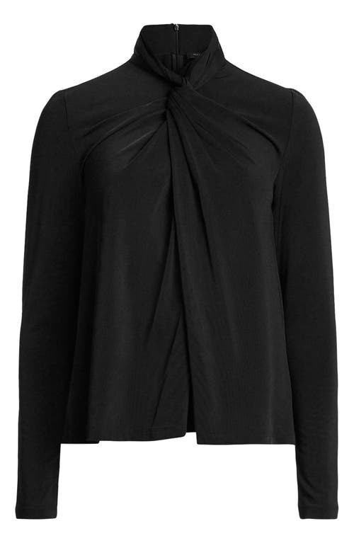 Allsaints Mina Twisted Top In Black