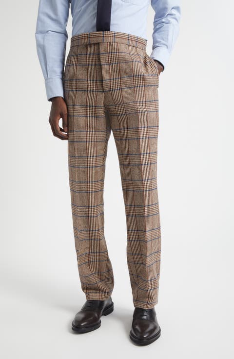 Classic Fit Hunting Tweed Backstrap Trousers