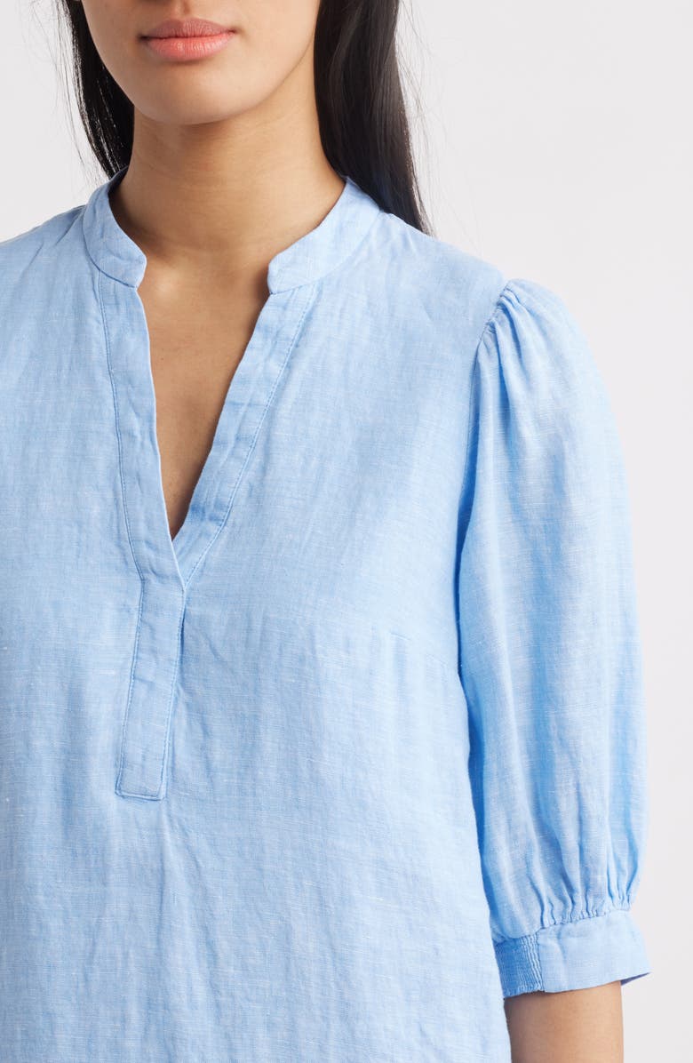 Lilly Pulitzer<sup>®</sup> Mialeigh Elbow Sleeve Linen Dress, Alternate, color, 