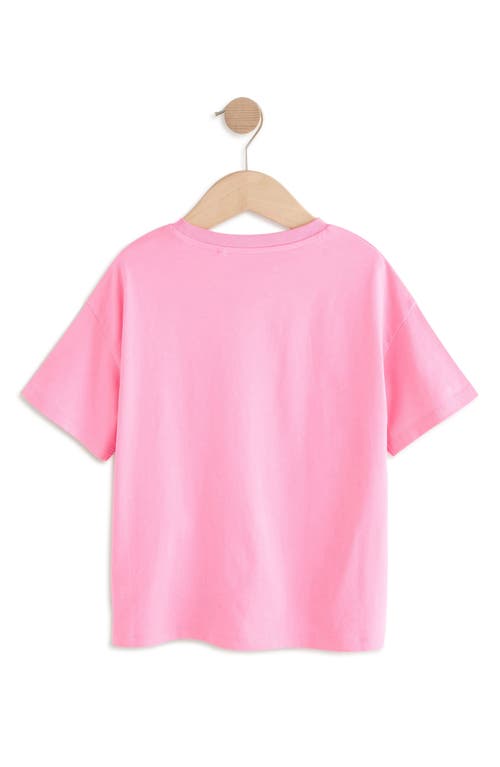 Shop Next Kids' Strawberry Sequin Embellished Cotton Graphic T-shirt In Pink