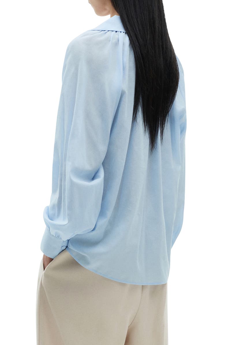 MANGO Puff Sleeve Cotton Top, Alternate, color, 