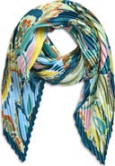 Echo Crazy Pleated Diamond Scarf