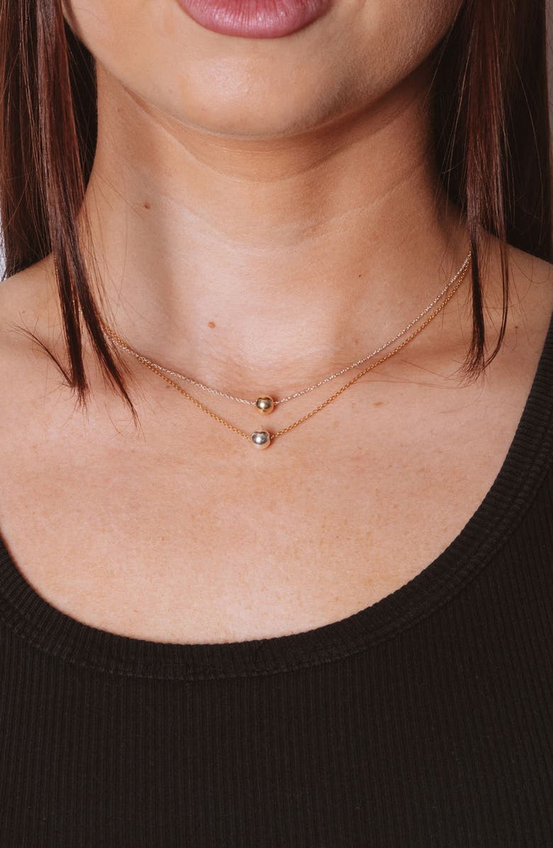 Set & Stones Andie Pendant Necklace, Alternate, color, Silver