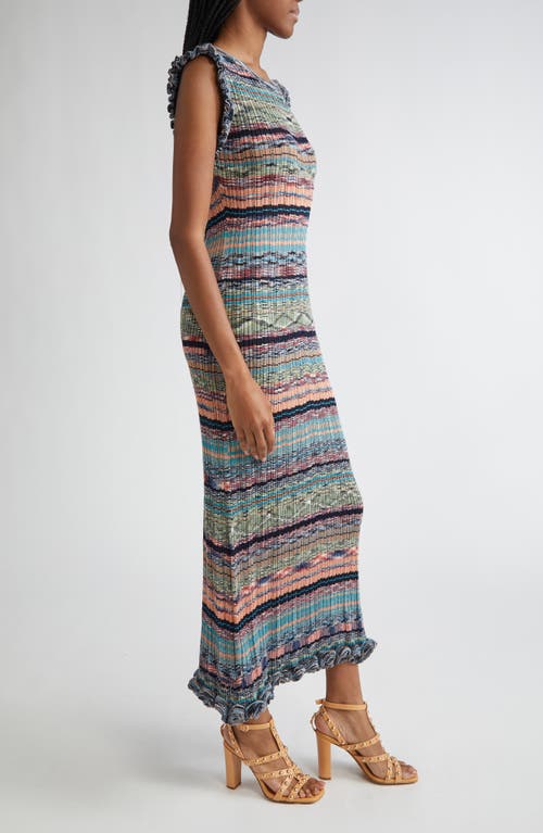 Ulla Johnson Ajak Sleeveless Knit Midi Dress In Blue