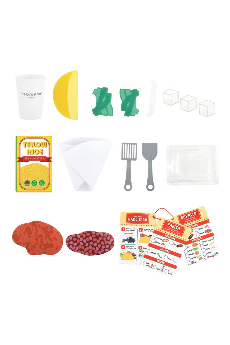 My Little Helper Kids Play Taco Truck Playset, Alternate, color, MULTI COLOR
