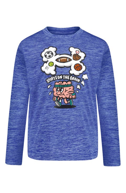 Kids' Twist Sports Long Sleeve Graphic Tee