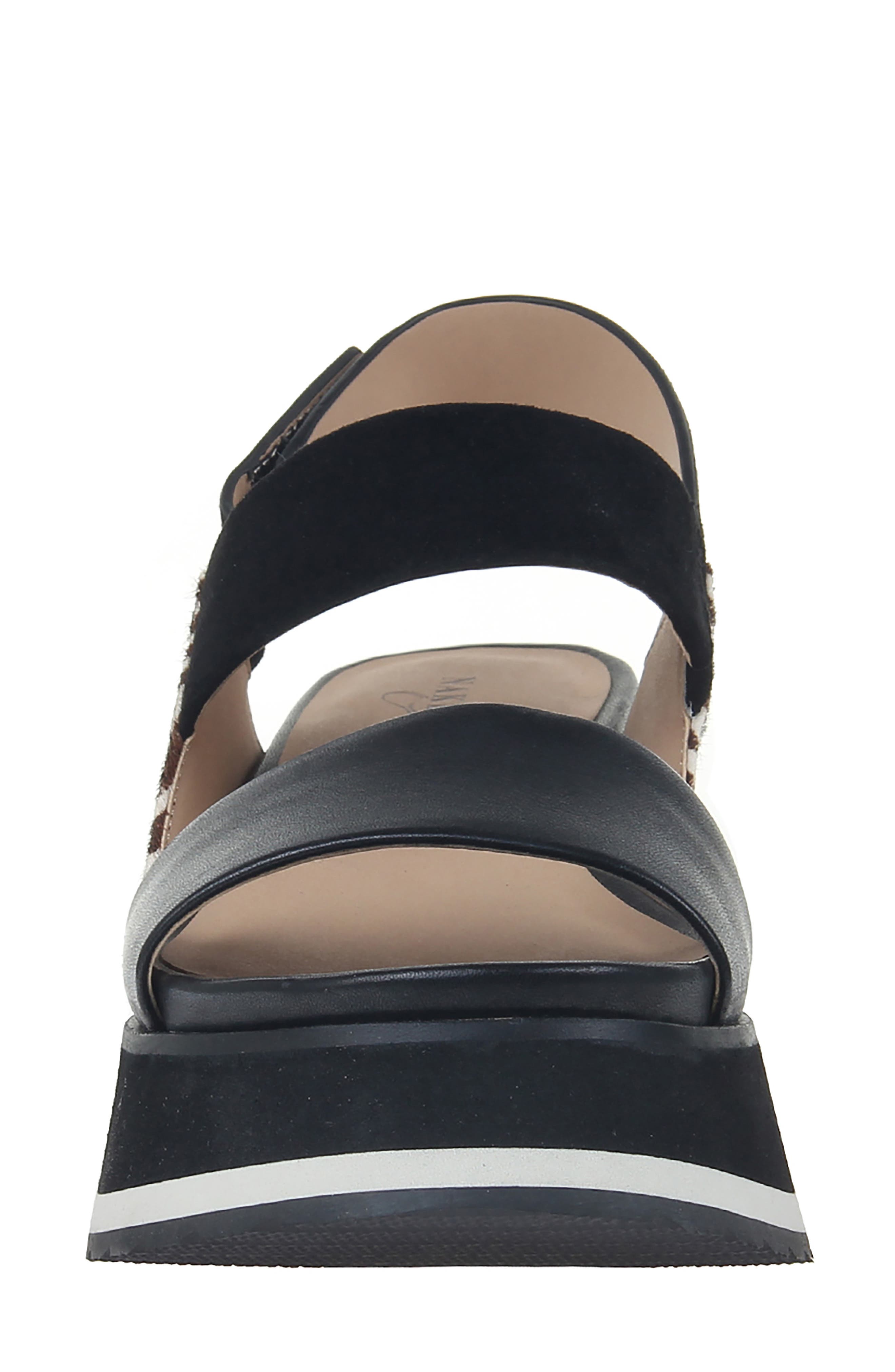 Naked Feet Dimension Platform Slingback Sandal, Alternate, color, 