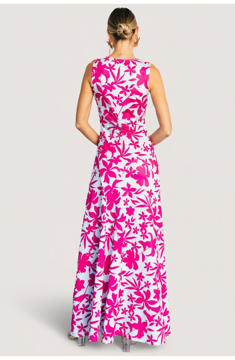 Baltic Børn Risa Maxi Dress, Alternate, color, Blue + Pink