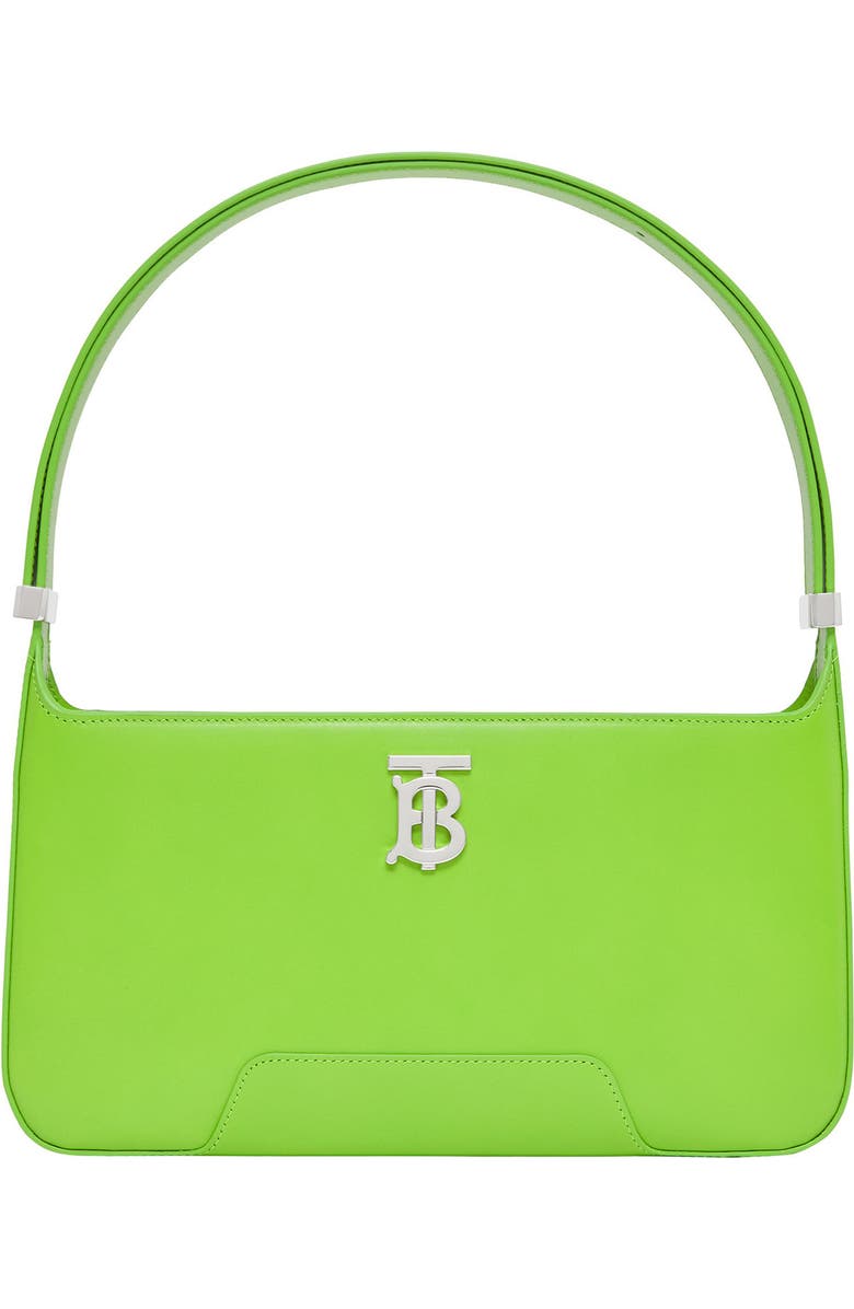 Burberry Medium TB Monogram Leather Shoulder Bag, Main, color,