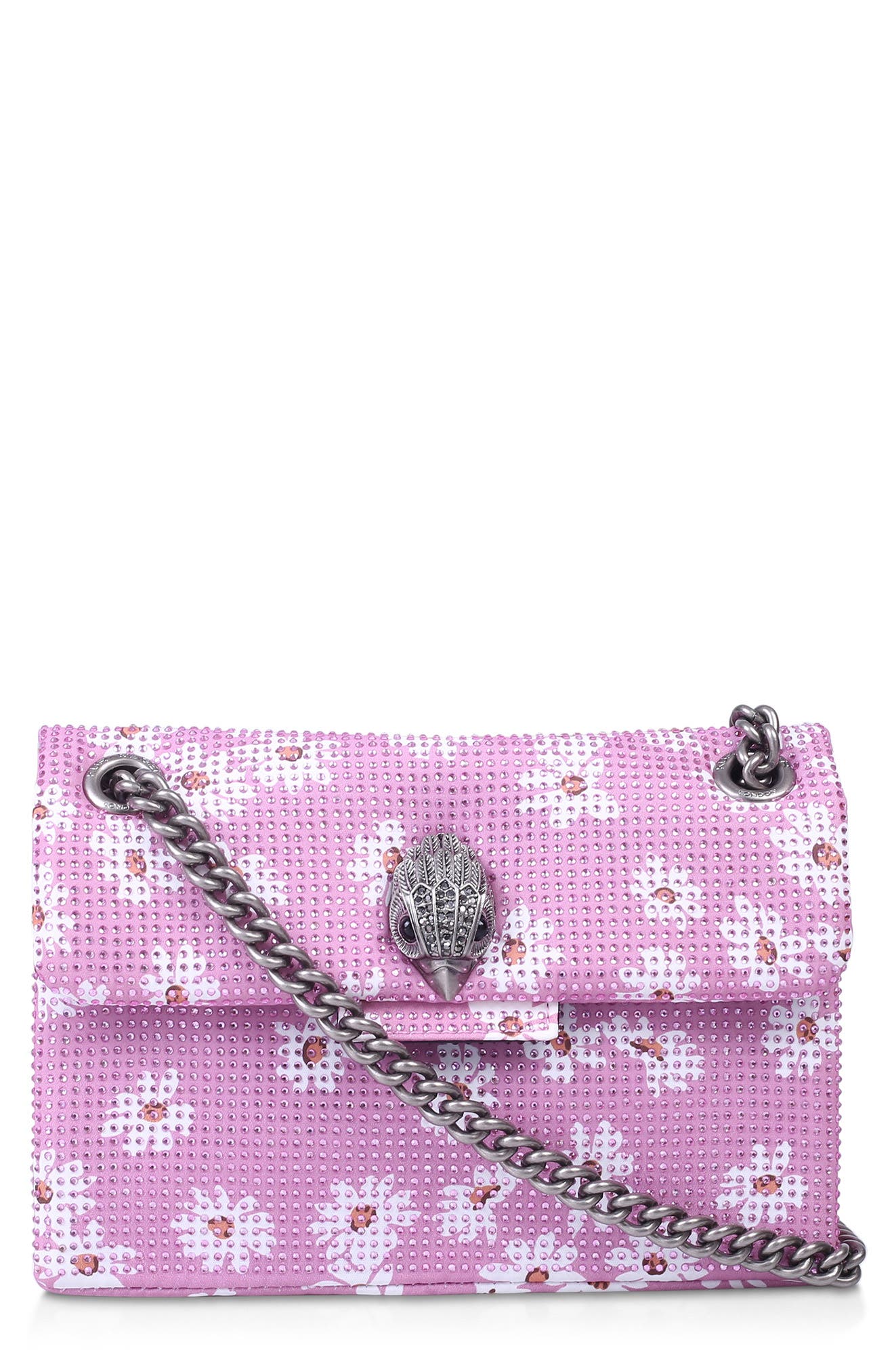 Kurt Geiger London Mini Kensington Floral Crossbody Bag, Main, color, 