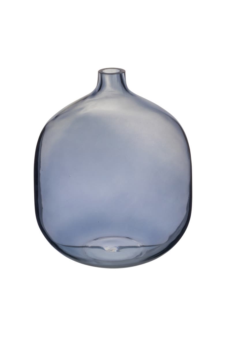 Round Tinted Vase, Main, color, Blue