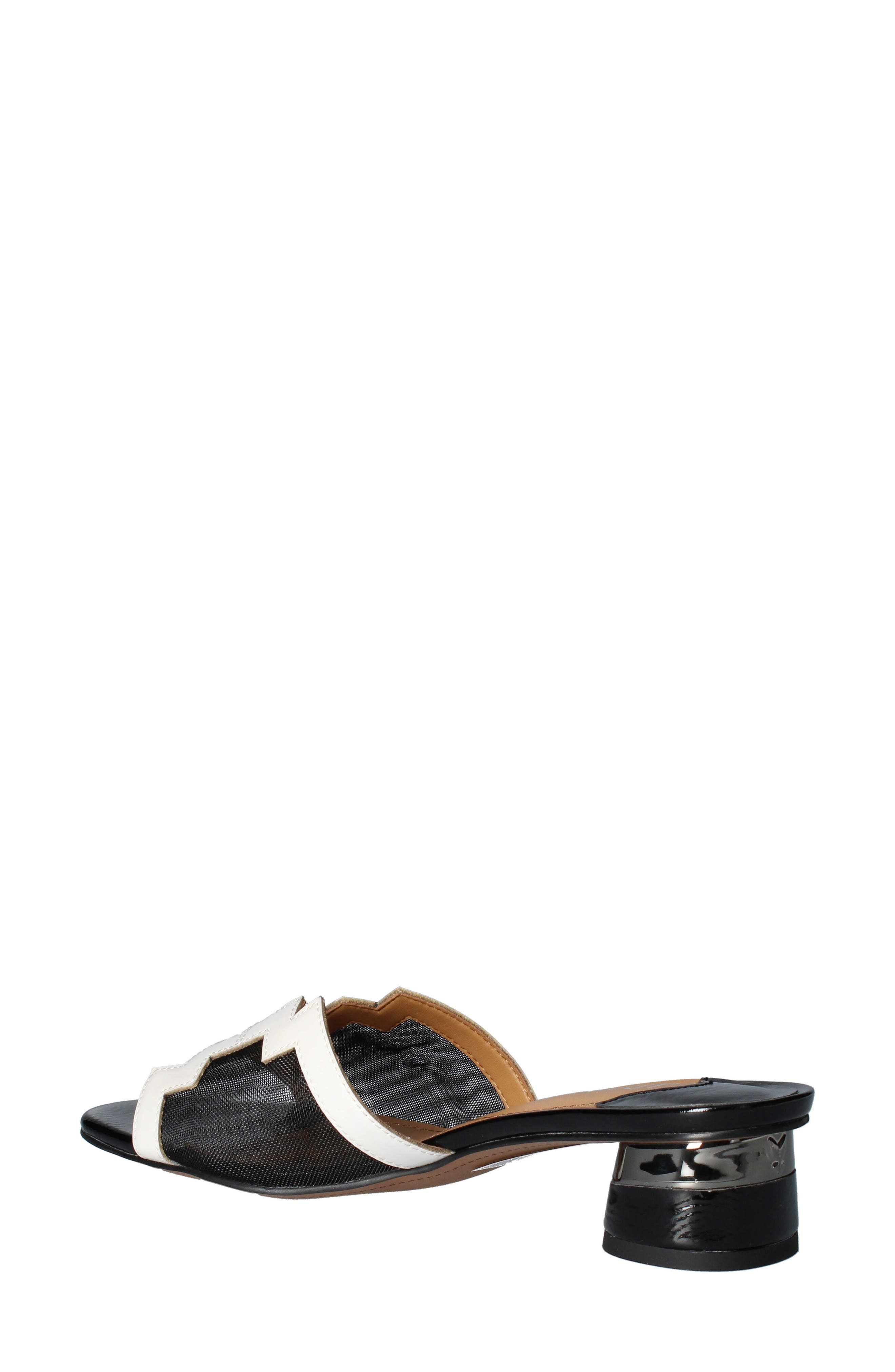 J. Reneé J.Renée Amorra Slide Sandal, Alternate, color, White/ Black
