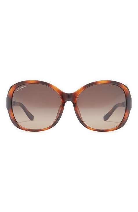 Salvatore Ferragamo 59mm Square Sunglasses