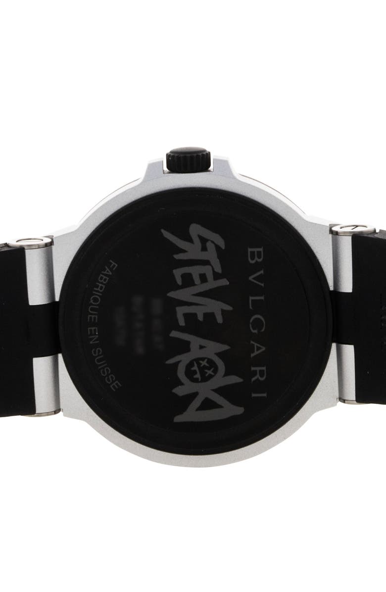 Watchfinder & Co. Bvlgari Preowned 2021 Steve Aoki Special Edition Aluminium 103539 Watch, 40mm, Alternate, color, 